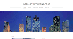 Desktop Screenshot of internetmarketingpros.tv